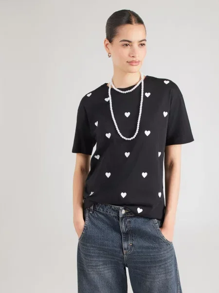 VERO MODA Tričko VMMATTY čierna biela