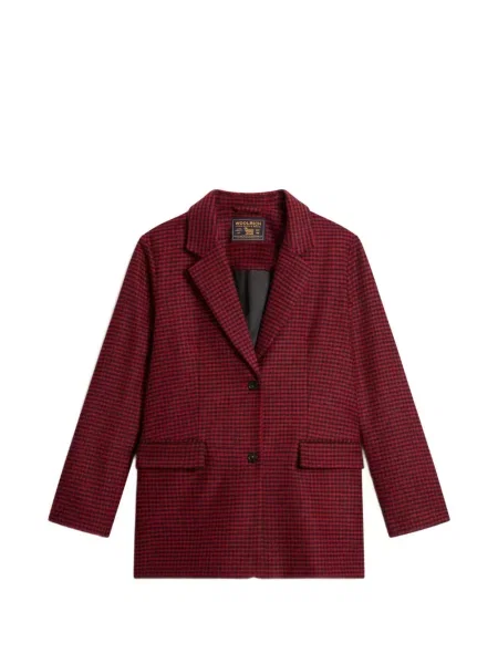 Sacou Woolrich în carouri roșu