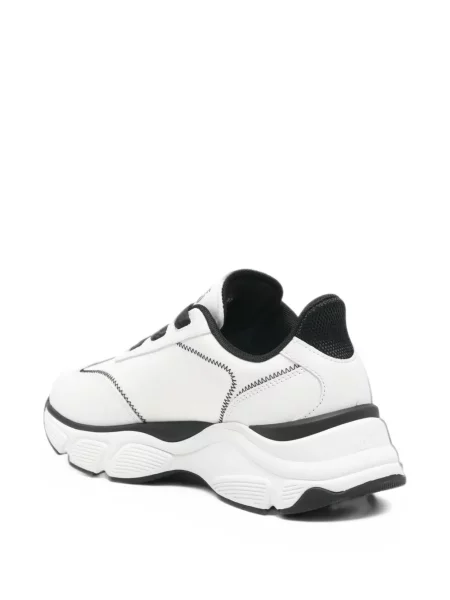 Sneakerși Love Moschino chunky alb