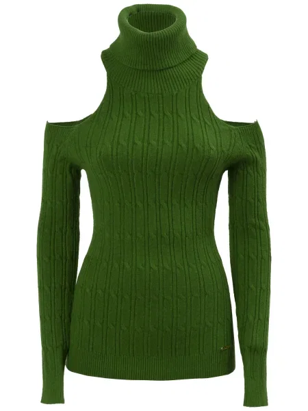 Influencer Pulover verde