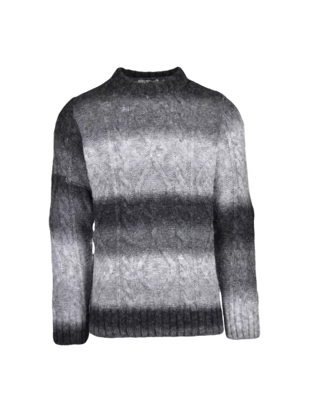 Sweter Daniele Alessandrini wełniany szary