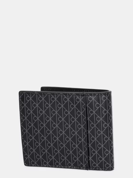 Calvin Klein Portofel gri deschis negru