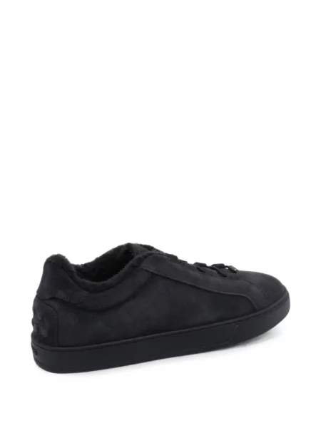 Sneakerși Tod's din piele de căprioară negru