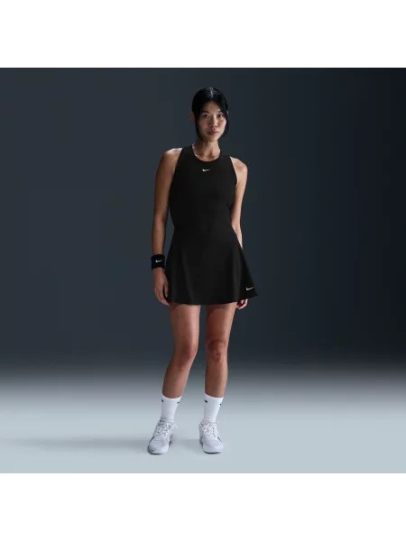 Spódnica tenisowa Nike Court Dri-Fit Victory Flouncy black/white biała