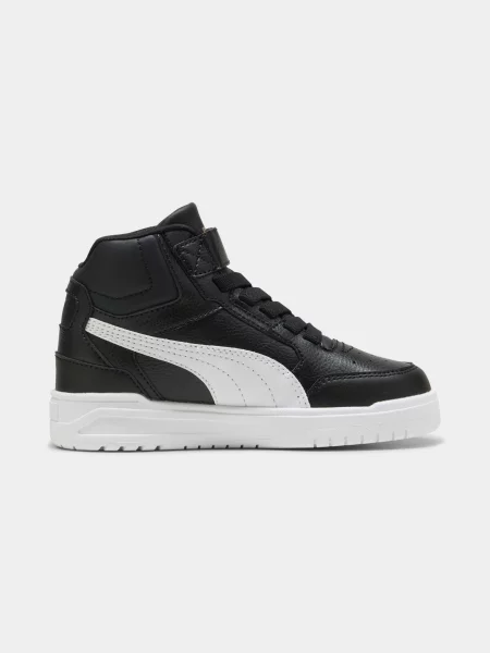 Дитячі Кеди високі PUMA Shuffle Downtown Mid Ac+ Ps комбінований верх чорний