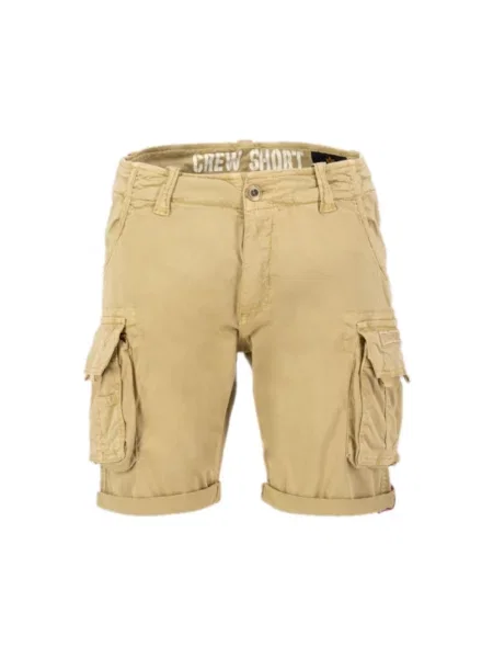 Krótkie szorty Alpha Industries beżowe