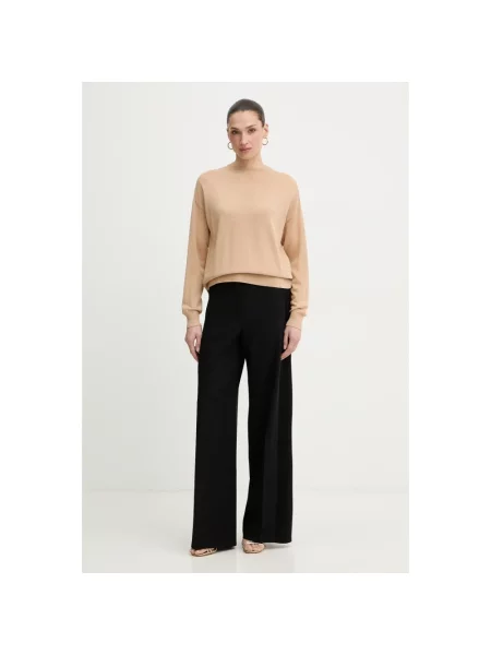 Sweter Armani Exchange wełniany beżowy