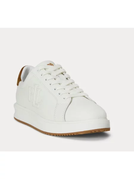 Sneakersy Ralph Lauren skórzane białe