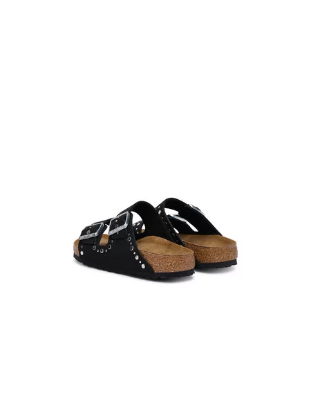 Papucs Birkenstock Arizona Rivet D fekete