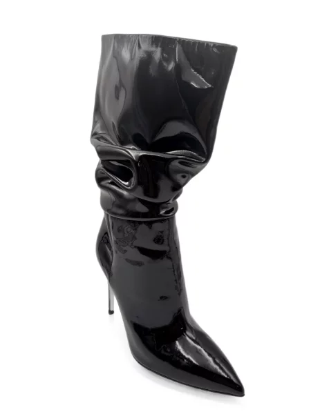 Botine Paris Texas din piele negru