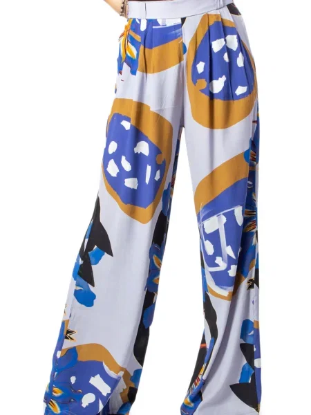 Pantaloni Desigual albastru