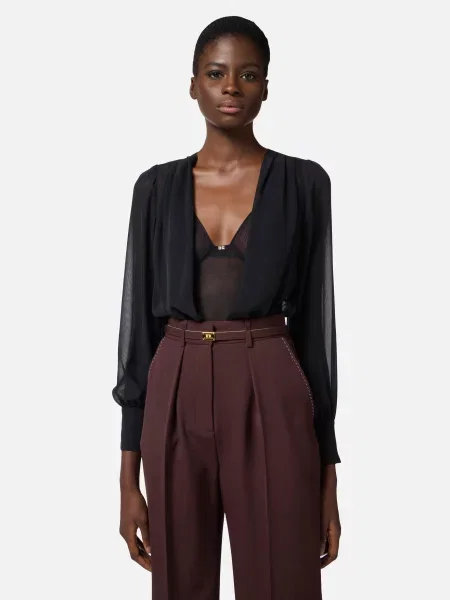 Боді Elisabetta Franchi чорне