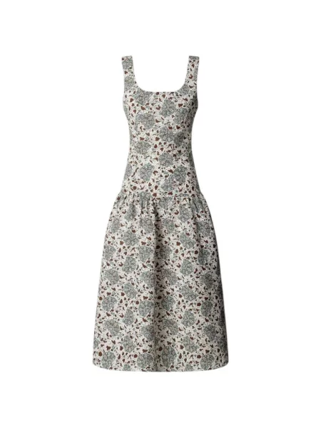 Rochie din denim Pepe Jeans verde