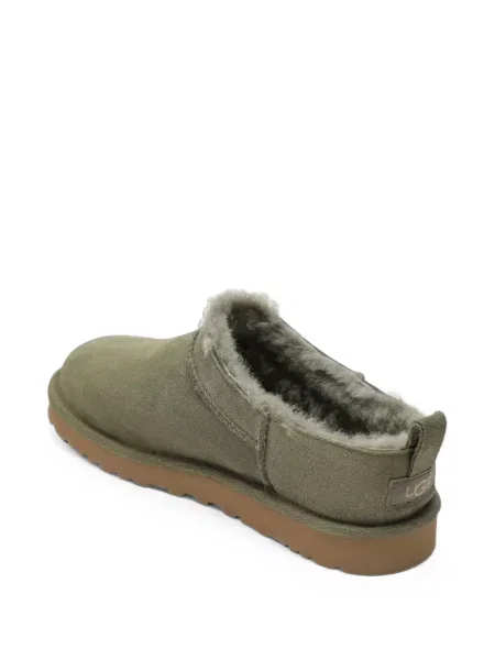 Sandale Ugg din piele de căprioară clasici verde