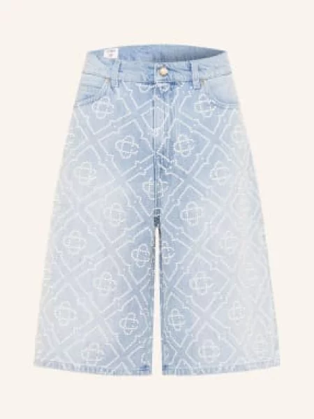 Casablanca Szorty Jeansowe Z Ozdobnymi Koralikami blau