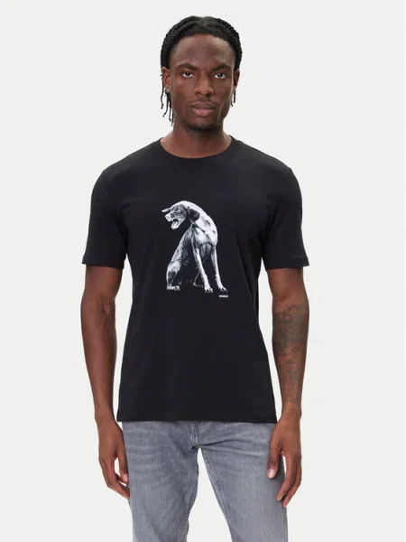 HUGO Tricou Didug negru