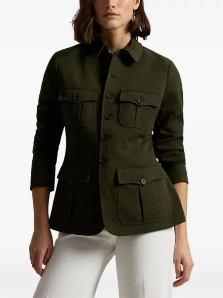 Dugo rebrasti s ovratnikom polo majica Polo Ralph Lauren plava