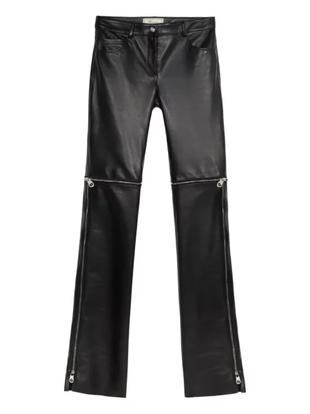 Pantaloni Blumarine din piele negru