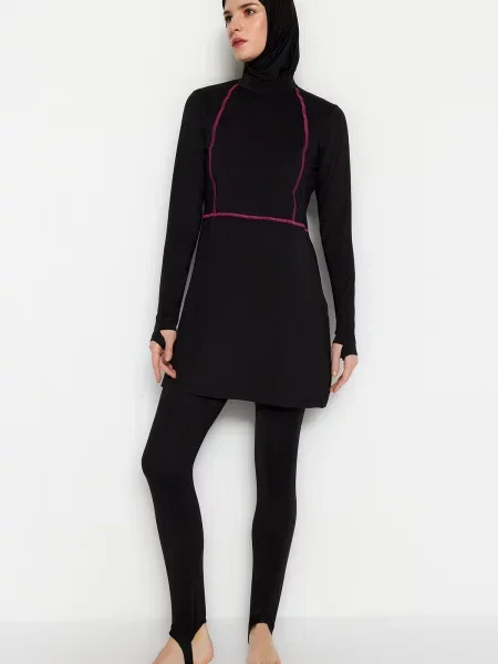 Pletene kopalke Trendyol črna