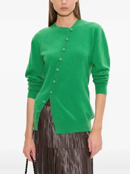 Cardigan Simon Miller asimetric verde