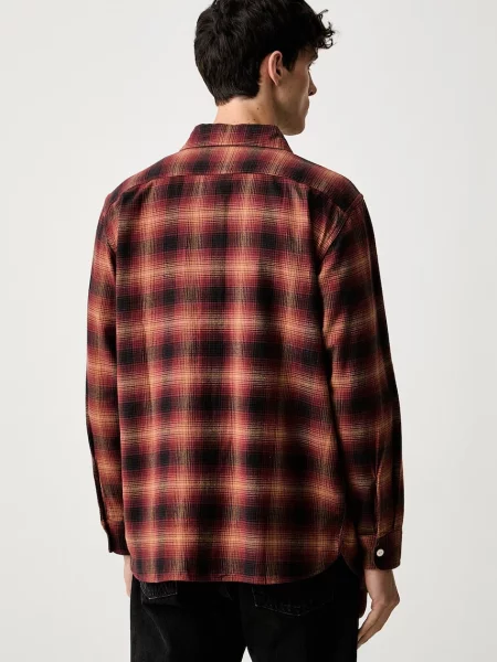Levi's koszula sztruksowa CLASSIC WORKER pomarańczowa