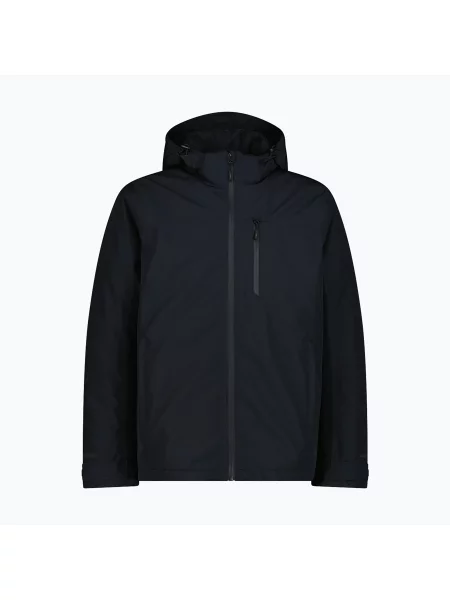 Geacă de ploaie pentru bărbați CMP Zip Hood black negru