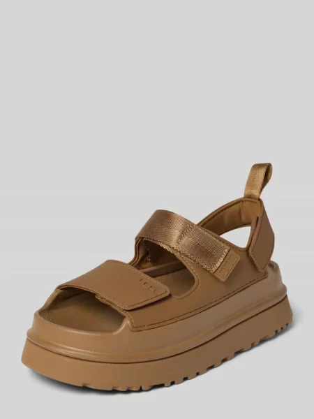Sandałki z podeszwą na platformie model GOLDENGLOW' Ugg