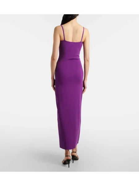 Rochie midi Christopher Esber până la genunchi de costum violet