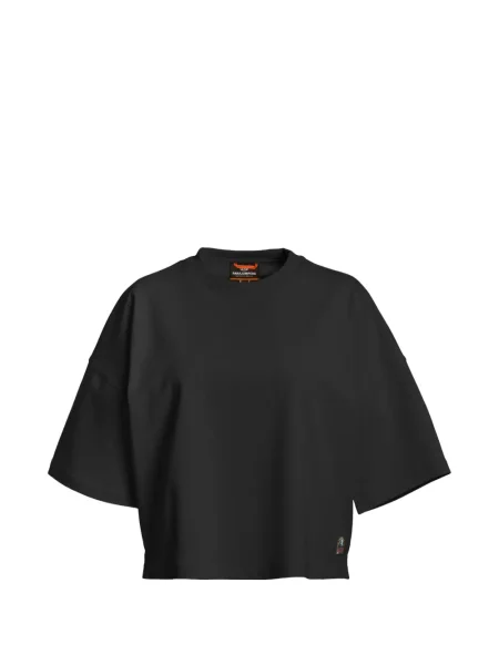 Koszulka Parajumpers z okrągłym dekoltem czarna