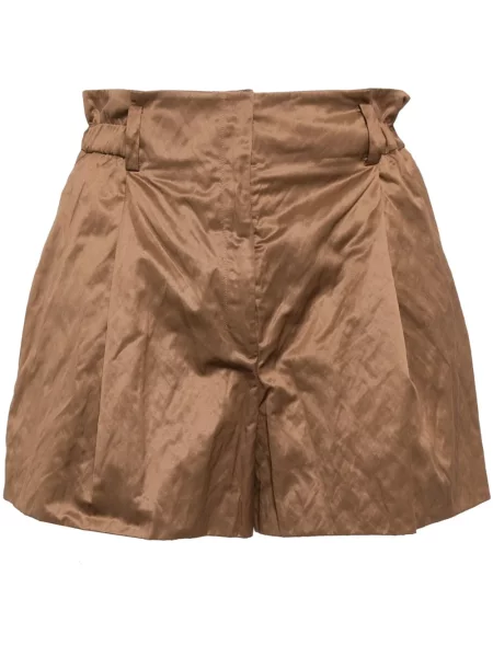 Pantaloni scurți Shiatzy Chen maro
