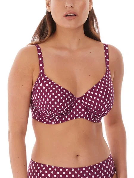 Верхня частина купальника Fantasie Santa Monica поліамід/еластан бордовий
