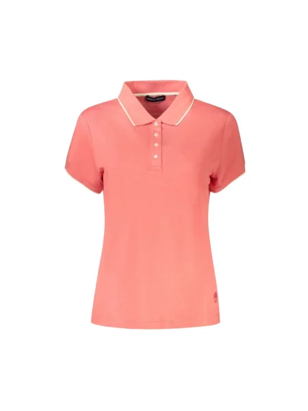 Polo North Sails z krótkim rękawem z modalu różowe