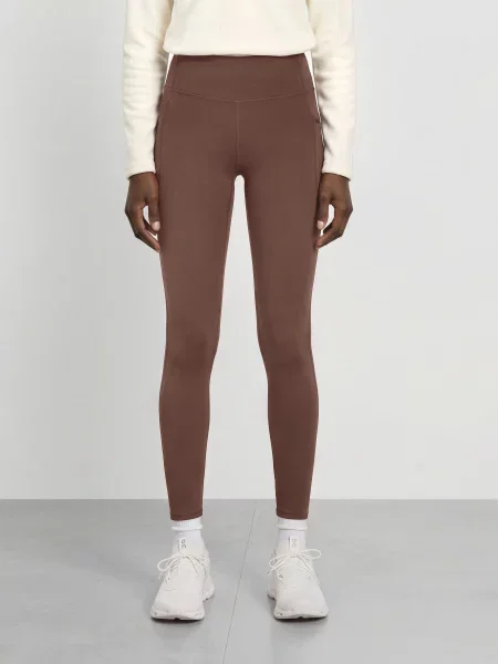 Röhnisch Legíny Thermaflow Max High Waist tmavě hnědá