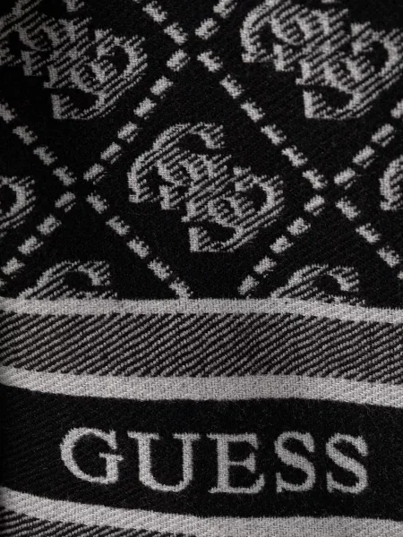 GUESS Fular / alb negru