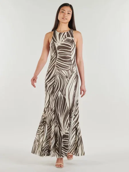 Rochie Guess plasă maro