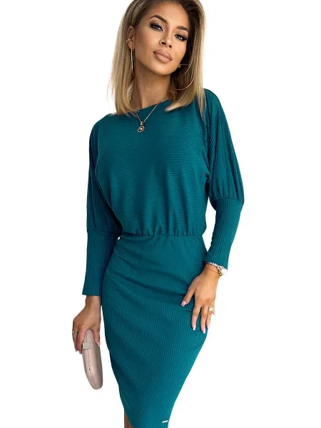 Мини рокля Numoco синьо