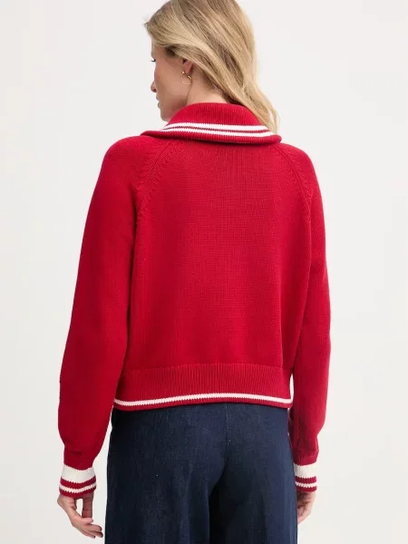 Tommy Hilfiger sweter czerwony