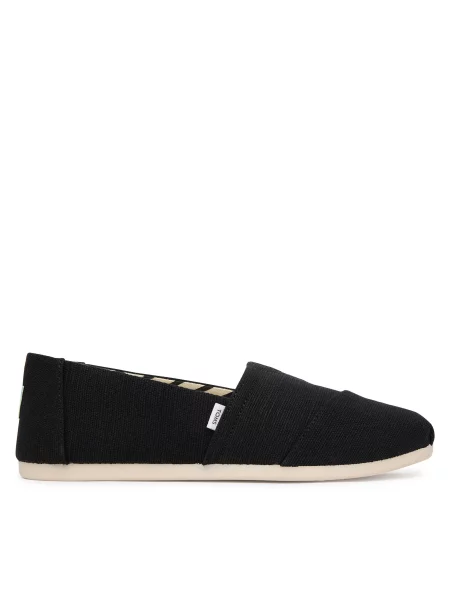 Klasické poltopánky Toms čierna