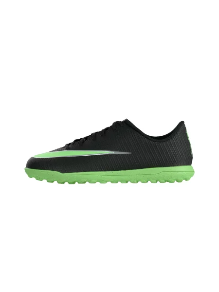 NIKE Sportske cipele Mercurial Club svijetlozelena / crna bijela