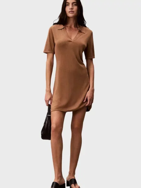 Сукня Calvin Klein бежева