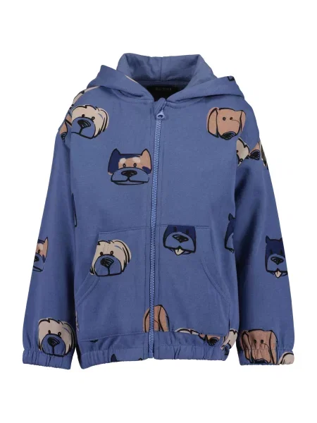 BLUE SEVEN Hanorac bleumarin / opal / maro deschis negru