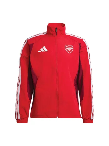 ADIDAS PERFORMANCE Μπουφάν άσκησης FC Arsenal Anthem κόκκινο / σκούρο κόκκινο λευκό