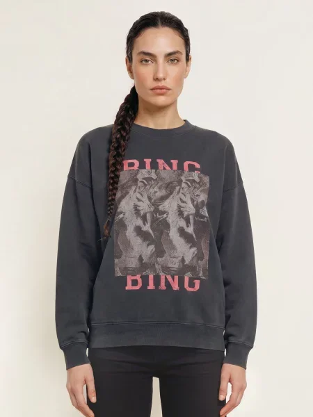 Anine Bing Bluza Miles schwarz