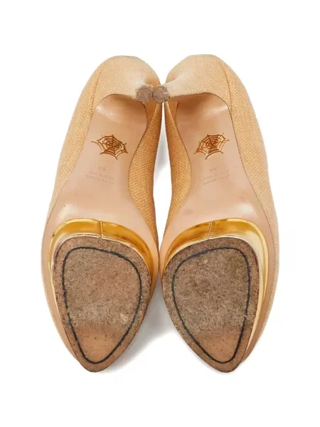 Pantofi cu toc Charlotte Olympia maro