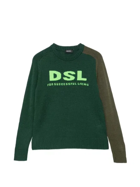 Sweter dziecięcy Diesel zielony