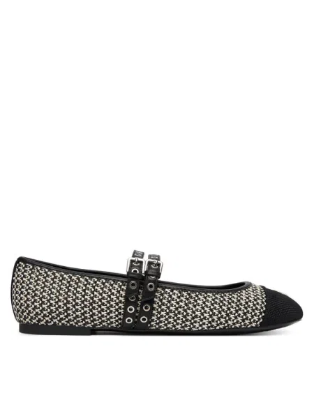 KARL LAGERFELD Balerini Karo negru