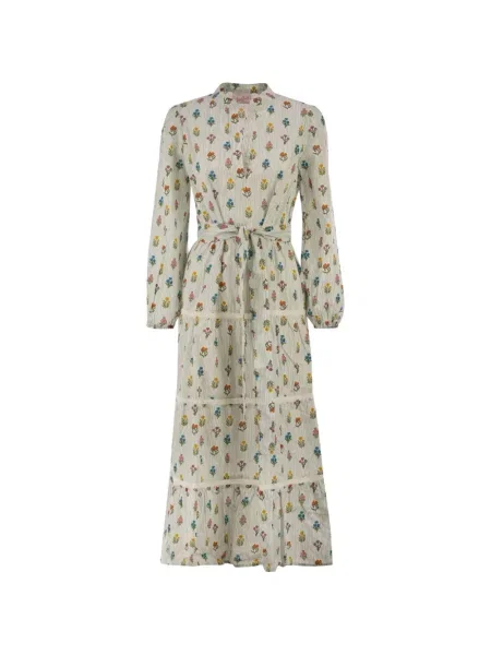 Rochie midi Mc2 Saint Barth cu model floral cu imagine
