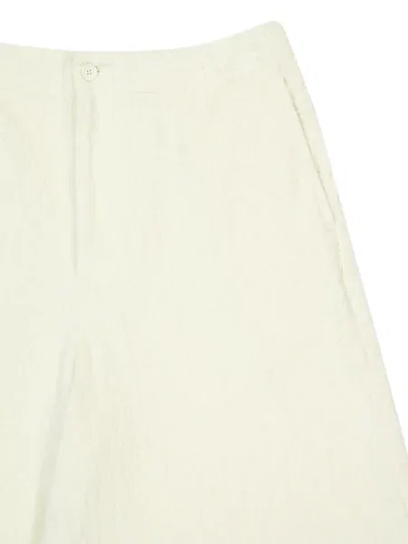 Pantaloni scurți Off-white cu autograf alb