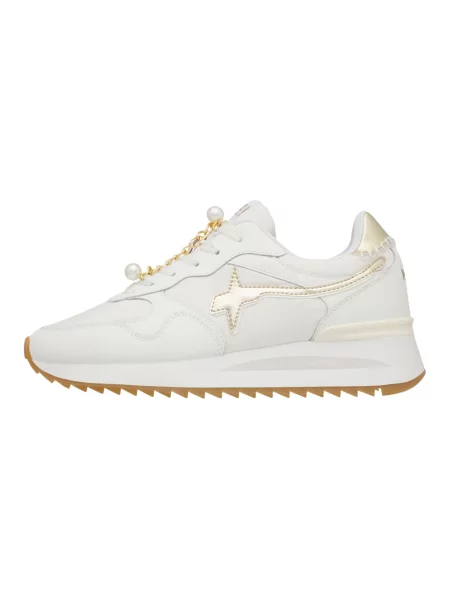 Sneakersy W6yz skórzane białe