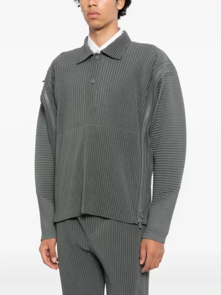 Polo Homme Plissé Issey Miyake μπλε